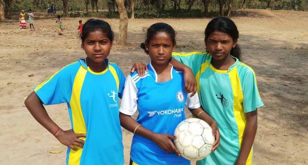 Orissa School Girl Sex - Santhal girls shatter social taboo playing football